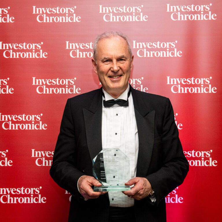 An award presented to ShareSoc at the Investors' Chronicle awards